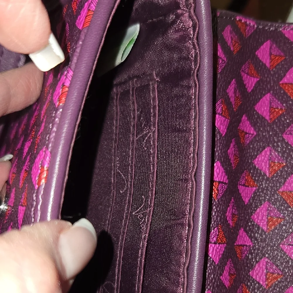 Vera Bradley Purple and Pink Crossbody Bag - Picture 11 of 12